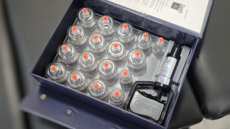 Dry cupping therapy set