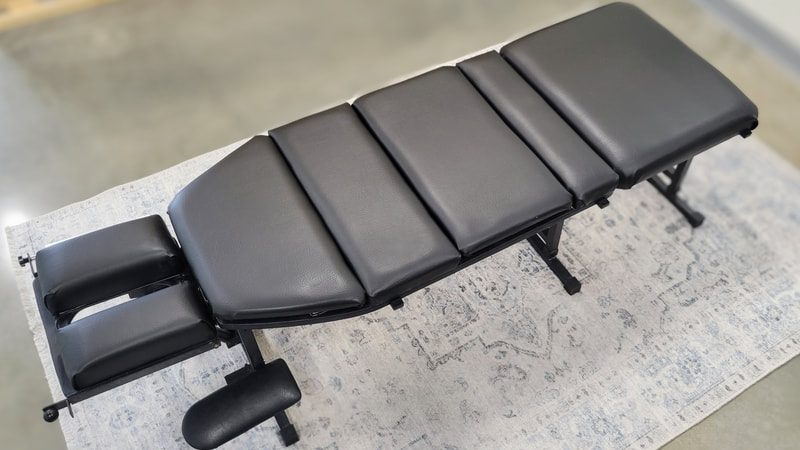 Chiropractic treatment table